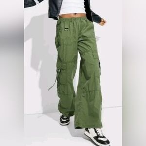 Wild Fable XS Stylish Green Cargo Pants‎